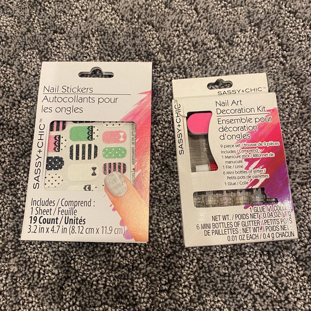 Nail Art Decoration Kit - Multicolor